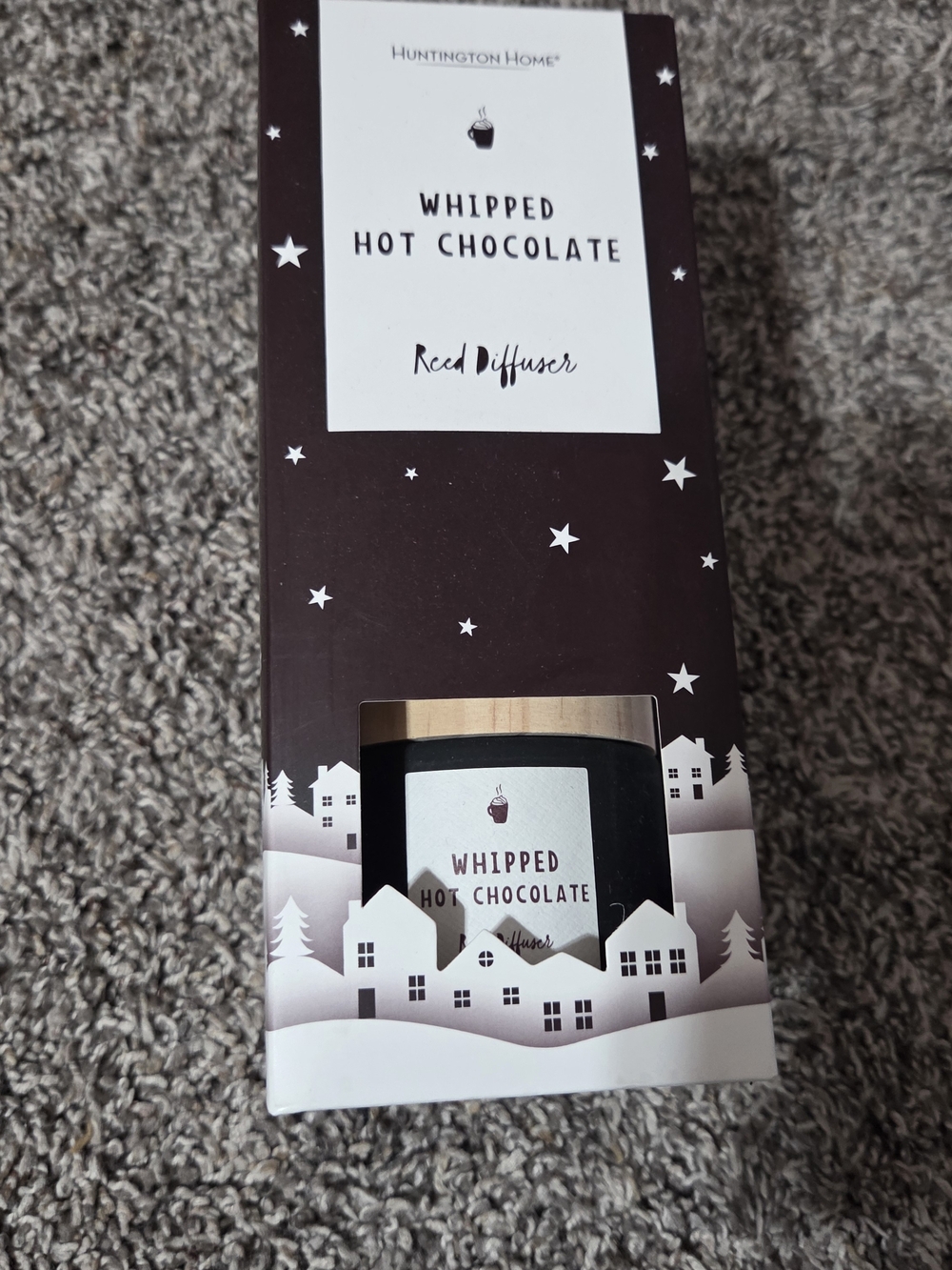 Huntington Home Whipped Hot Chocolate Reed Diffuser - Brown & Cream